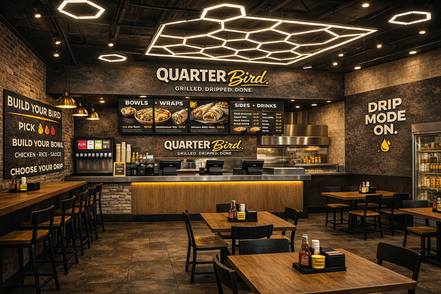 Quarter Bird interior