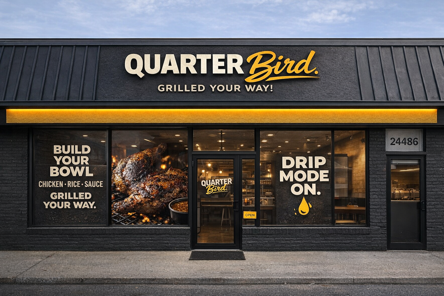 Quarter Bird scalable storefront concept
